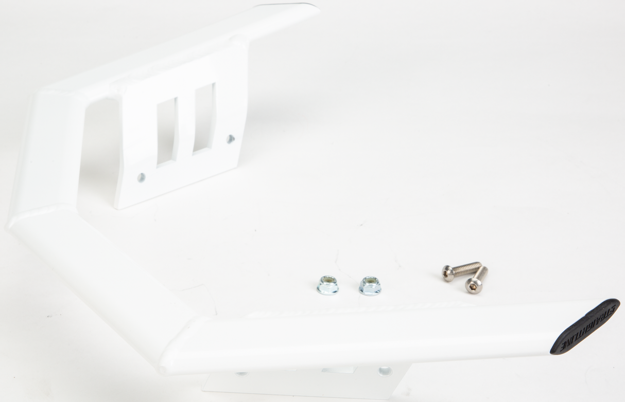 STRAIGHTLINE Bottom Wing Wht A/C Pol Yam Front Bumper S/M 182-113-WHITE