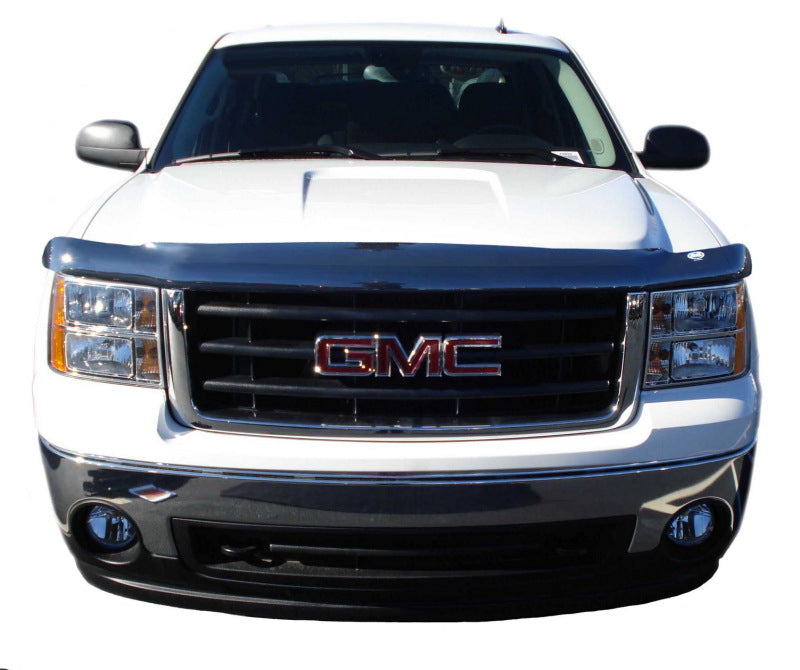AVS 07-13 GMC Sierra 1500 High Profile Bugflector II Hood Shield - Smoke 25159