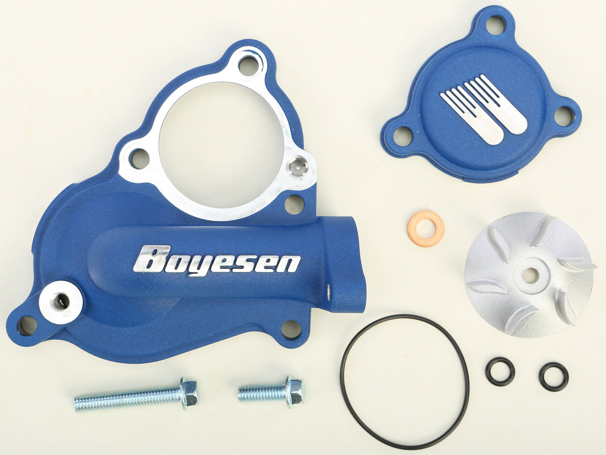 BOYESEN Waterpump Cover & Impeller Kit Blue WPK-17L