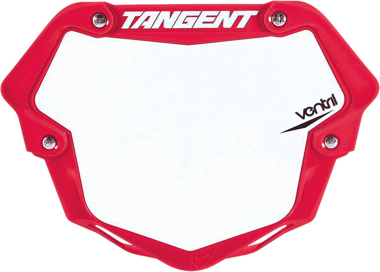 TANGENT 7" 3d Ventril Plate Red 03-1102