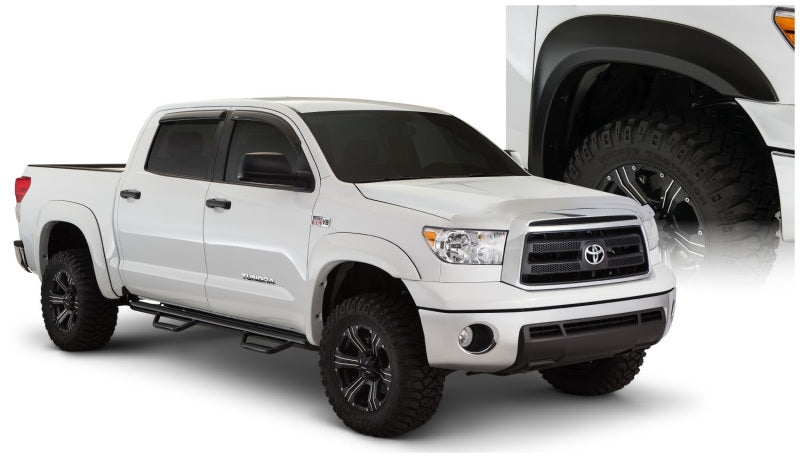 Bushwacker 07-13 Toyota Tundra Fleetside Extend-A-Fender Style Flares 4pc - Black 30916-02