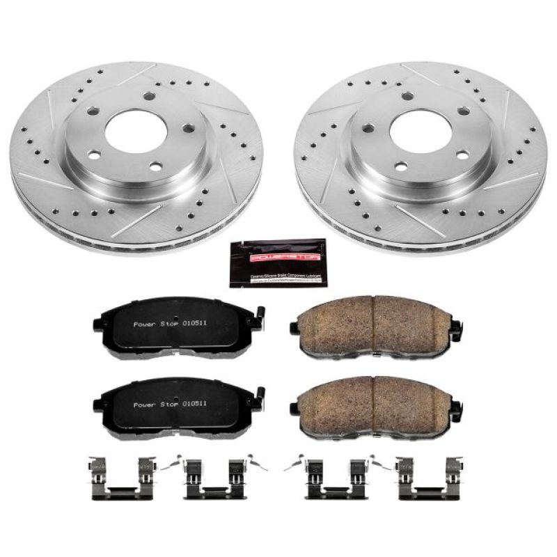 Power Stop 13-18 Nissan Sentra Front Z23 Evolution Sport Brake Kit K6961