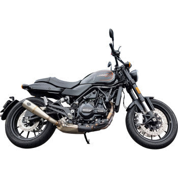 S&S CYCLE Grand National Slip-On Muffler - Brushed Stainless Steel Fits Harley Davidson 2024 X 500 550-1114