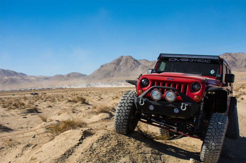 DV8 Offroad 07-18 Jeep Wrangler JK Front & Rear Flat Tube Fenders FENDB-02