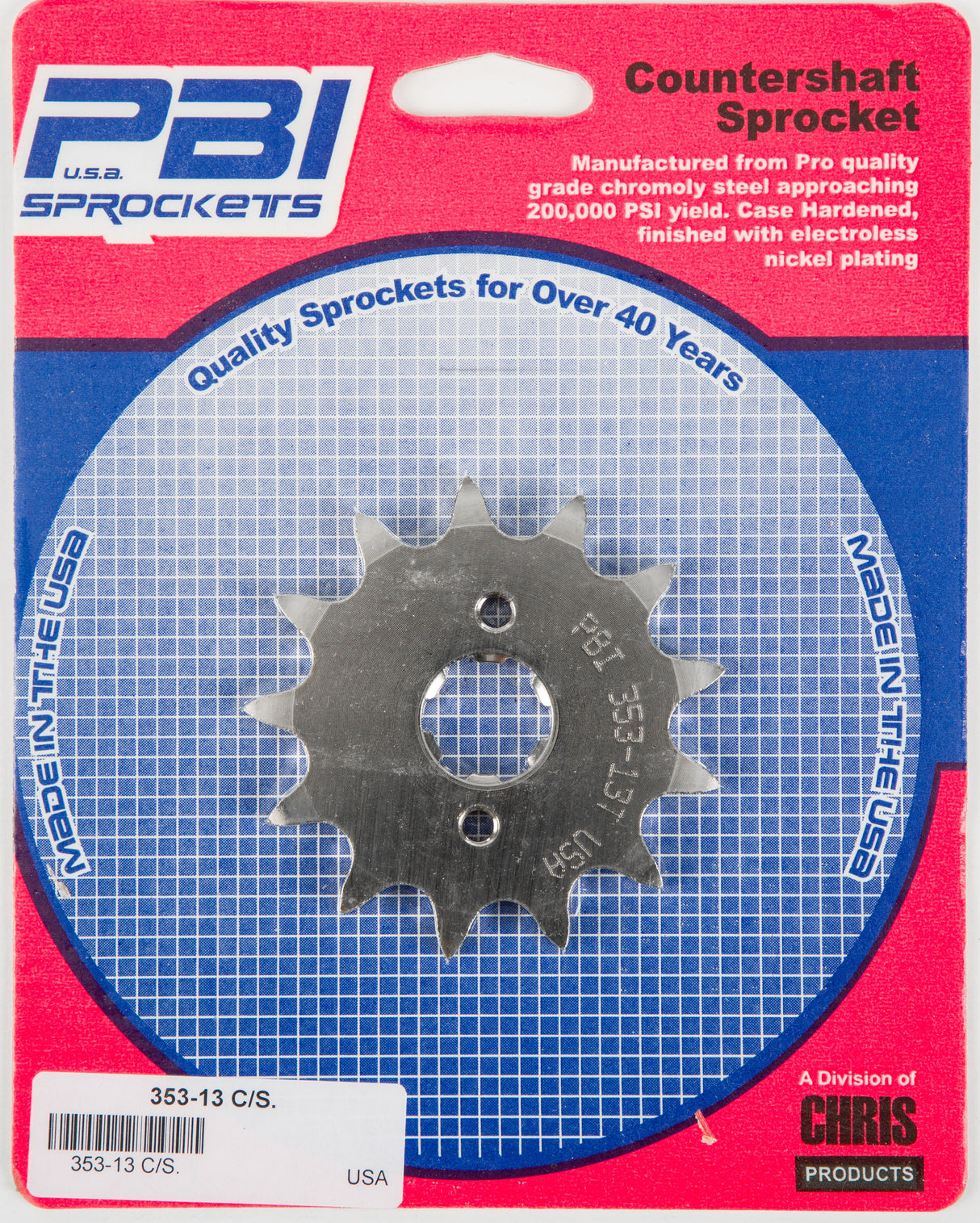 PBIFront Cs Sprocket Steel 13t-520 Hon353-13
