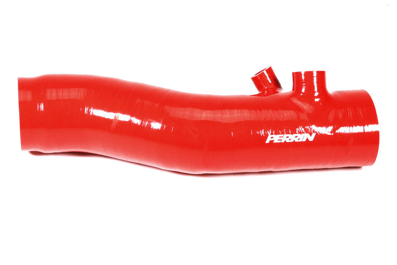 Perrin 2022+ Subaru WRX Red 3in Turbo Inlet Hose w/ Nozzle PSP-INT-425RD