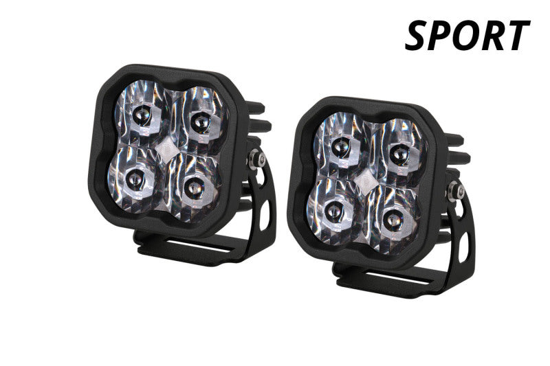 Diode Dynamics SS3 LED Pod Sport - White Flood Standard (Pair) DD6121P