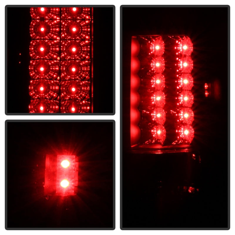 Spyder Ford F150 side 04-08 (Not Fit Heritage & SVT)LED Tail Lights Blk Smke ALT-YD-FF15004-LED-BSM 5078131