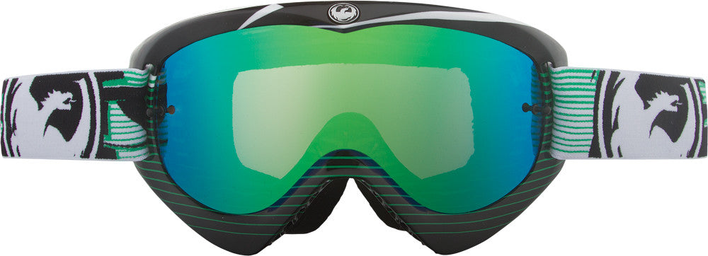 DRAGON Mdx Goggle Nerve Green W/Green Ionized Lens 722-1481