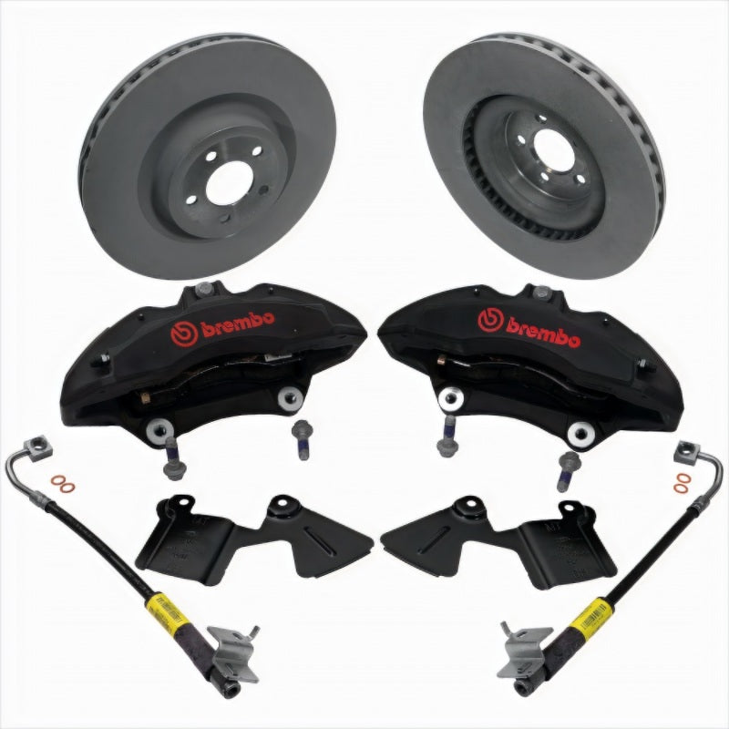 Ford Racing 2015-2016 Mustang Performance Pack 6 Piston Front Brake Upgrade Kit M-2300-V