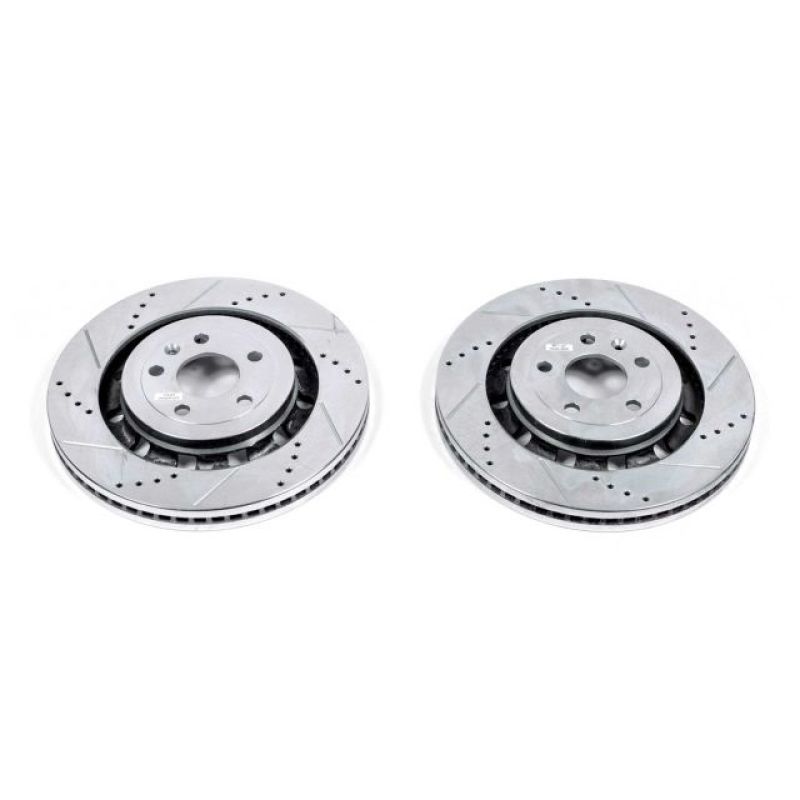 Power Stop 13-19 Ford Explorer Front Evolution Drilled & Slotted Rotors - Pair AR85141XPR