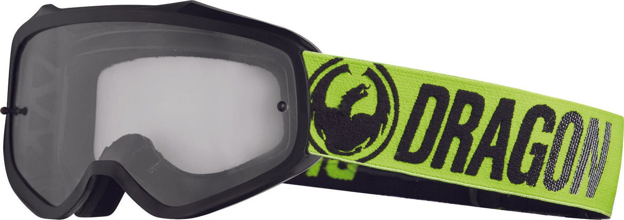 DRAGON Mxv Break Goggle Green W/Clear Lens 358796024752