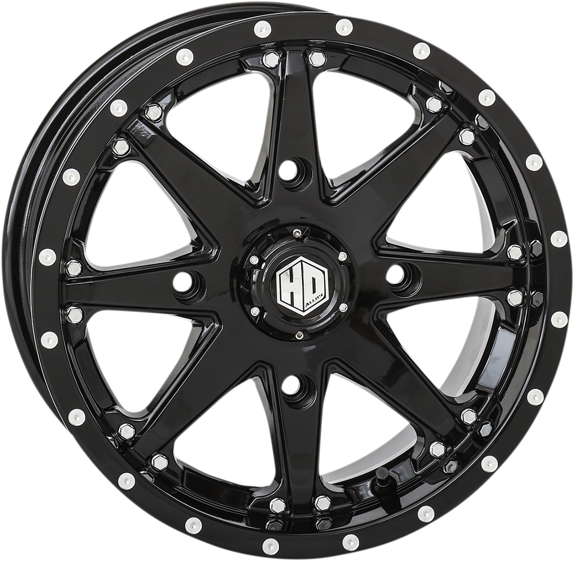 STI TIRE & WHEEL HD10 Wheel - Front/Rear - Black - 14x7 - 4/110 - 5+2 (+30 mm) 14HD1020