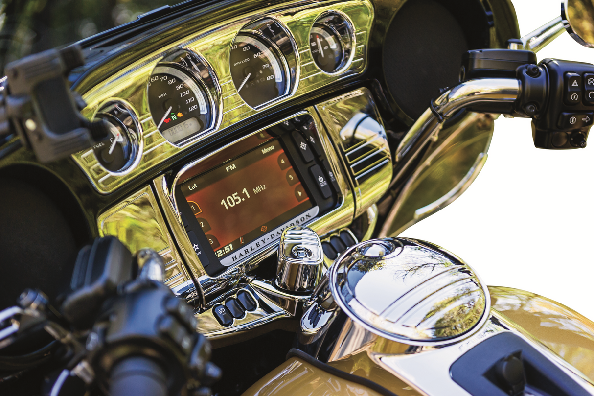 KURYAKYN Tri-Line Stereo Trim - Deluxe Kit - Chrome 7240