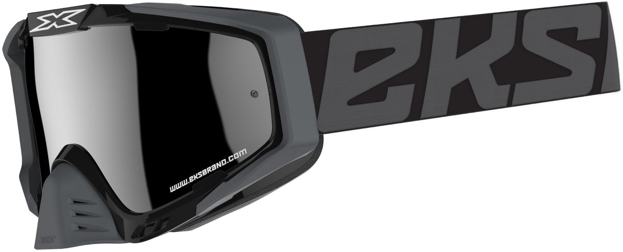EKS BRAND Outrigger Goggle Black/Grey W/Silver Mirror 067-50170