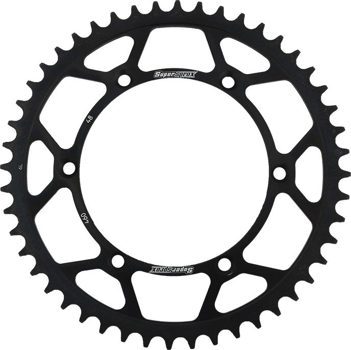SUPERSPROX Rear Sprocket Steel 48t-520 Blk Kaw/Suz RFE-460-48-BLK