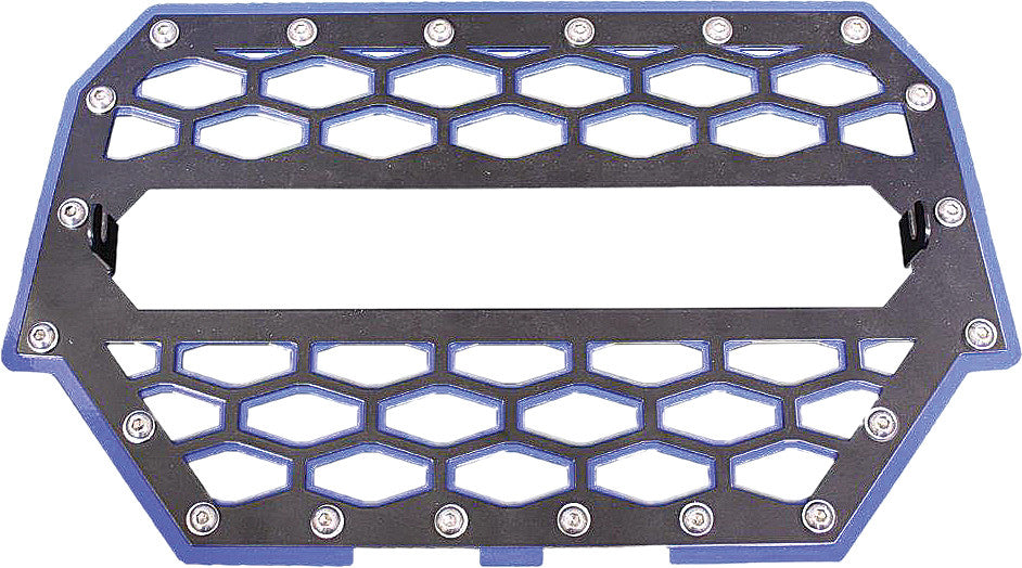 MODQUAD2-Panel Front Grill Black/Blue W/Light MountRZR-FGL-1K-BL