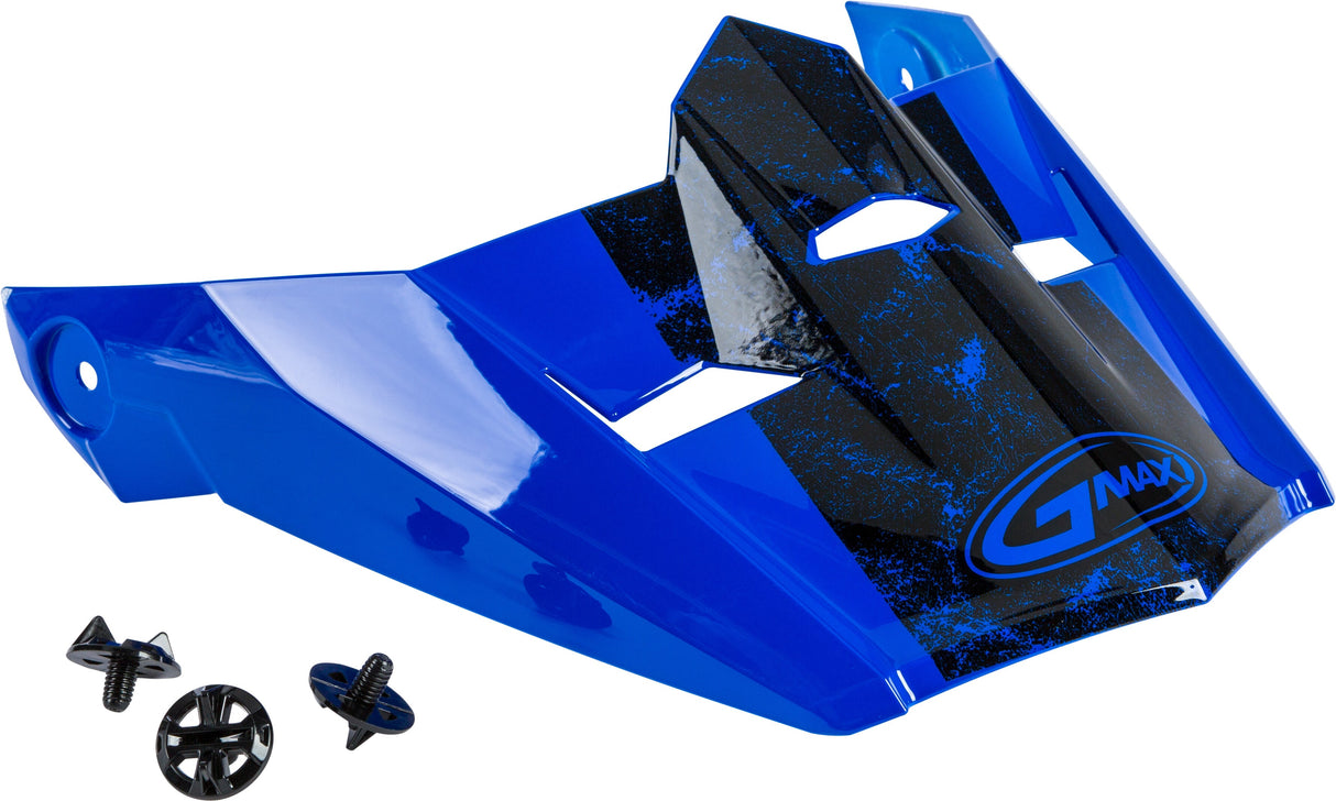 GMAX Visor W/Screws Dominant Mx-46 Blue/Black/White Xs-Sm G046899