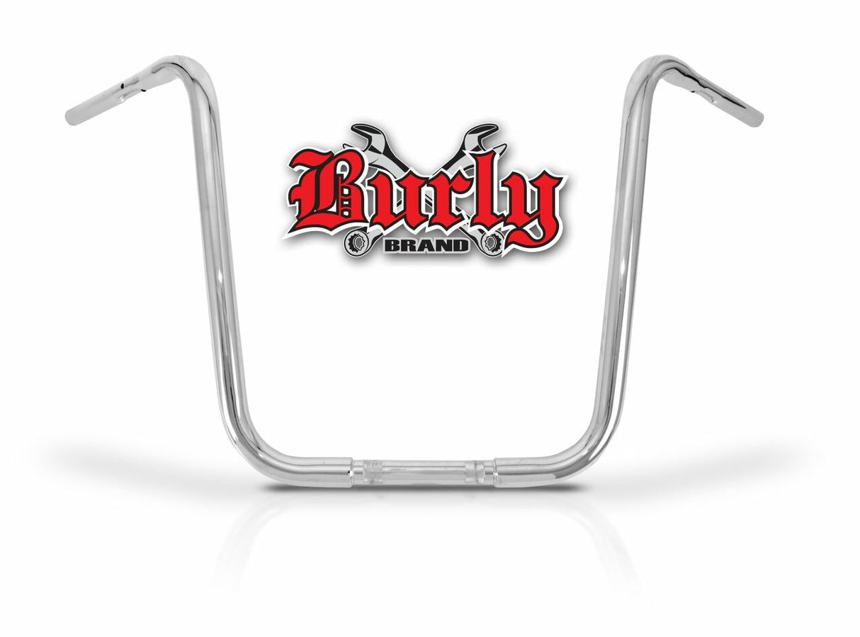 BURLY BRAND Gorilla 18" Apehangers 1.25" Chrome B12-1504C