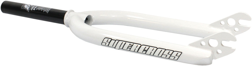 SUPERCROSS Cro-Mo Race Fork Pro Slt White 24"X1-1/8" SX-24-SLW