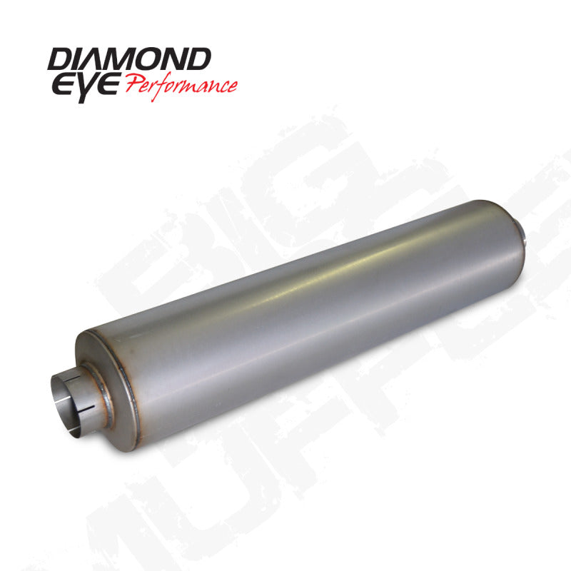 Diamond Eye MFLR BIG DOG QUIET TONE 5inID SGL IN/SGL OUT 10inDIA X 45in BODY 51in LENGTH BAFFLED AL 800465