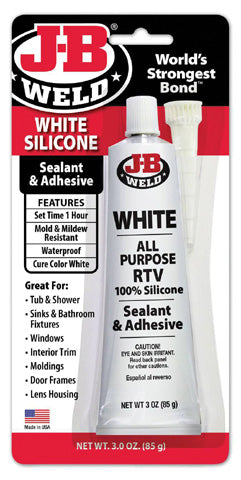 Jb Weld White Rtv Acetoxy - 3oz 446006