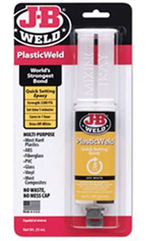 Jb Weld Plasticweld Syringe - 25ml 446016
