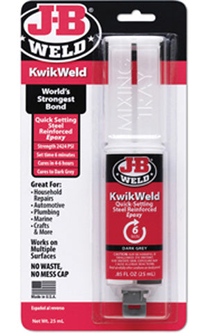 Jb Weld Kwikweld Syringe - 25ml 446020