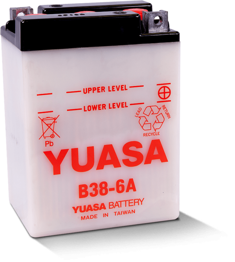 Yuasa B38-6A Conventional 6 Volt Battery YUAM2614J