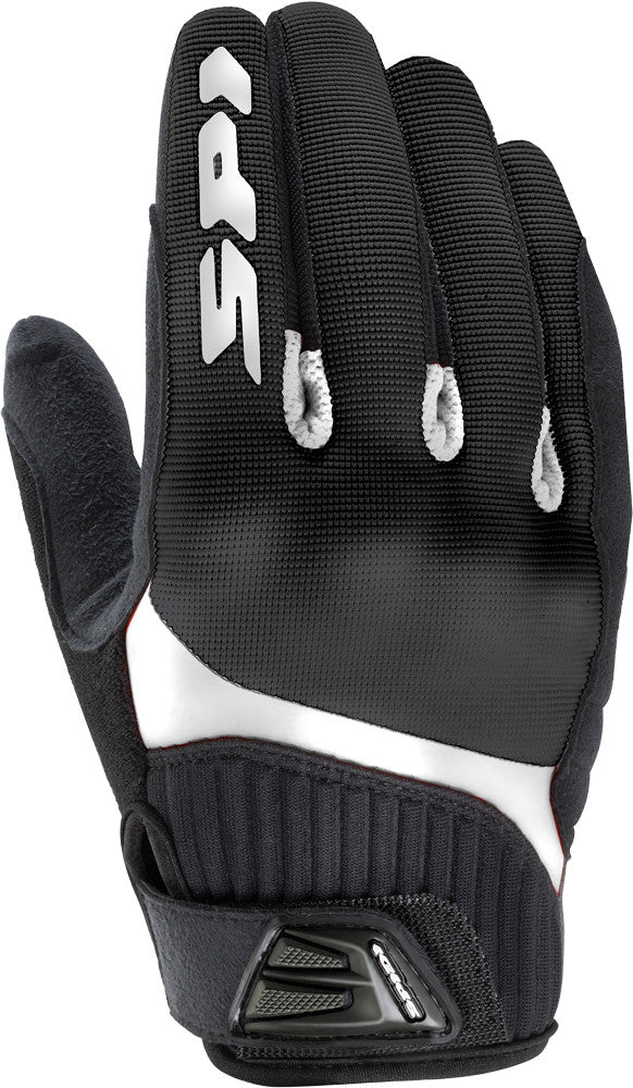 SPIDI G-Flash Tex Gloves Black/White 2x B48K3-011-2X