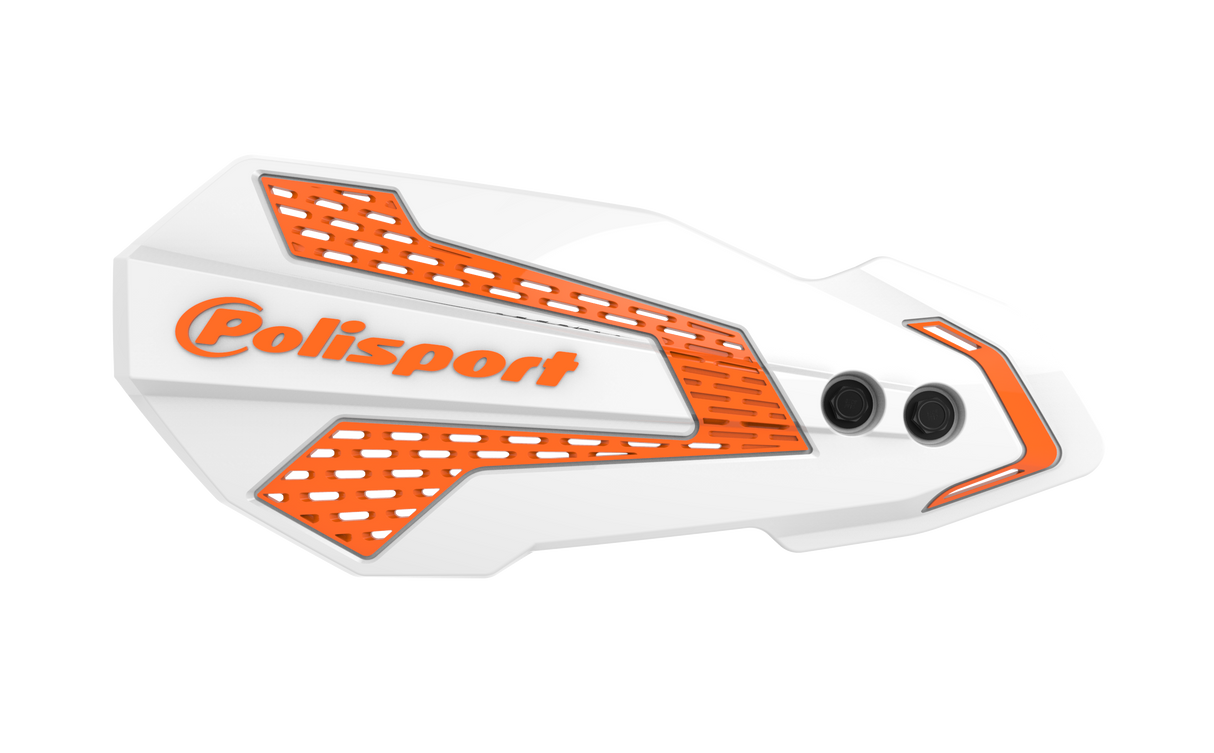 POLISPORT Mx Flow Handguards White/Orange 8308200004
