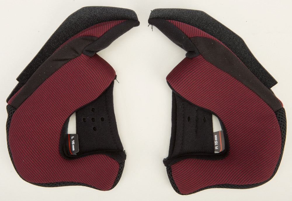 GMAX Cheek Pads 15mm Xl Stock Of-77 G077013