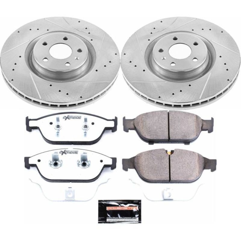 Power Stop 12-16 Audi A6 Quattro Front Z26 Street Warrior Brake Kit K6129-26