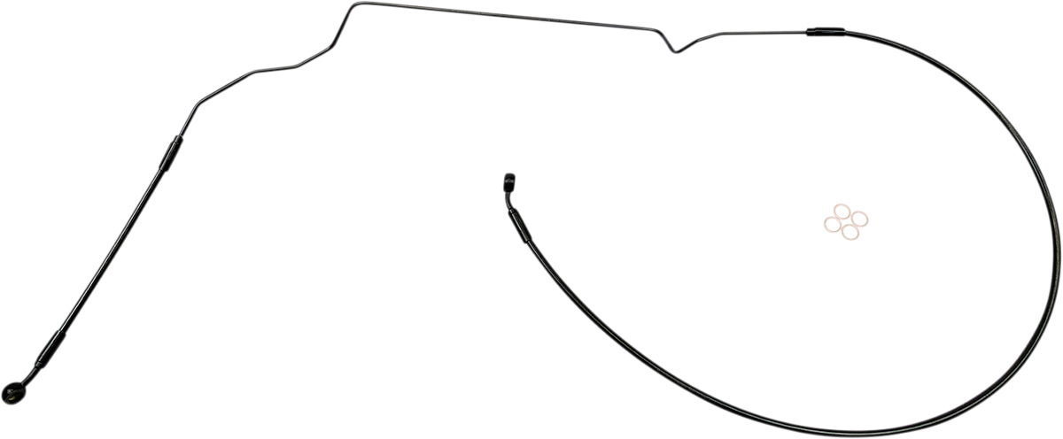 MAGNUM Brake Line - Upper - Black - Indian SBB1419-35
