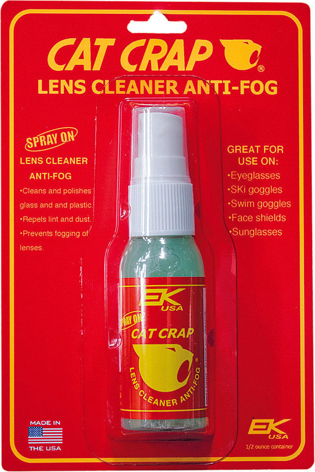 CAT CRAP Anti-Fog Lens Cleaner Spray On 0.5oz 10808P