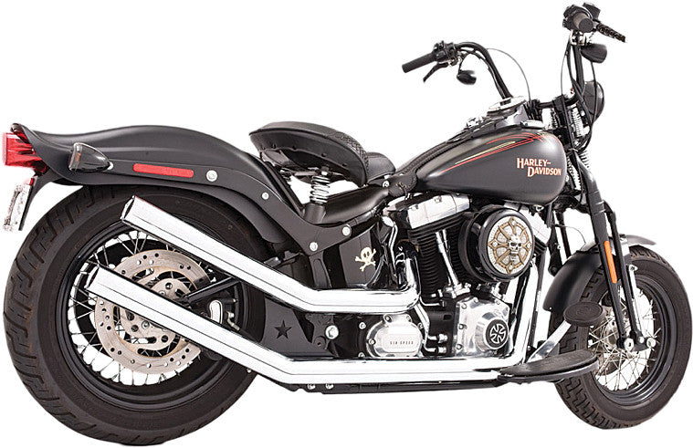 FREEDOM Upswept W/Star End Cap Chr Softail HD00183