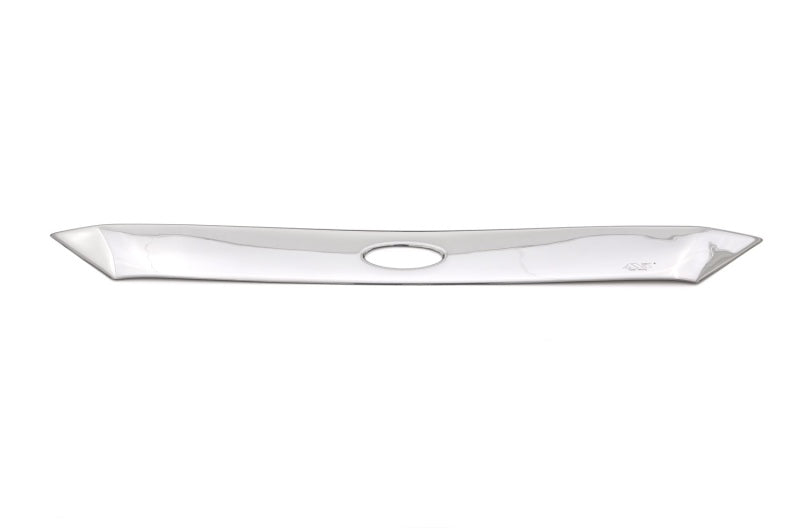 AVS 13-16 Ford Fusion (Grille Fascia Mount) Aeroskin Low Profile Hood Shield - Chrome 620043