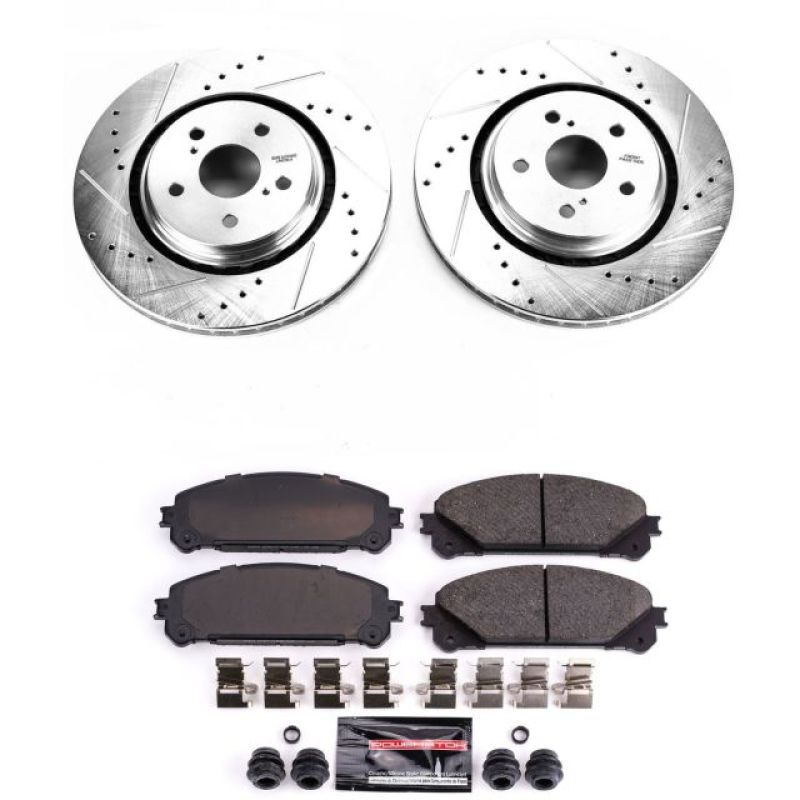 Power Stop 16-18 Lexus RX350 Front Z23 Evolution Sport Brake Kit K7688