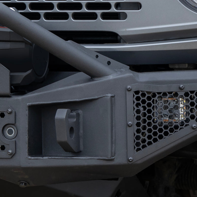 Go Rhino 21-24 Ford Bronco (2 and 4 Door) Rockline Full Width Bumper w/ Overrider Bar 331401T