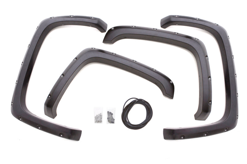 Lund 15-17 Ford F-150 RX-Rivet Style Textured Elite Series Fender Flares - Black (4 Pc.) RX119T