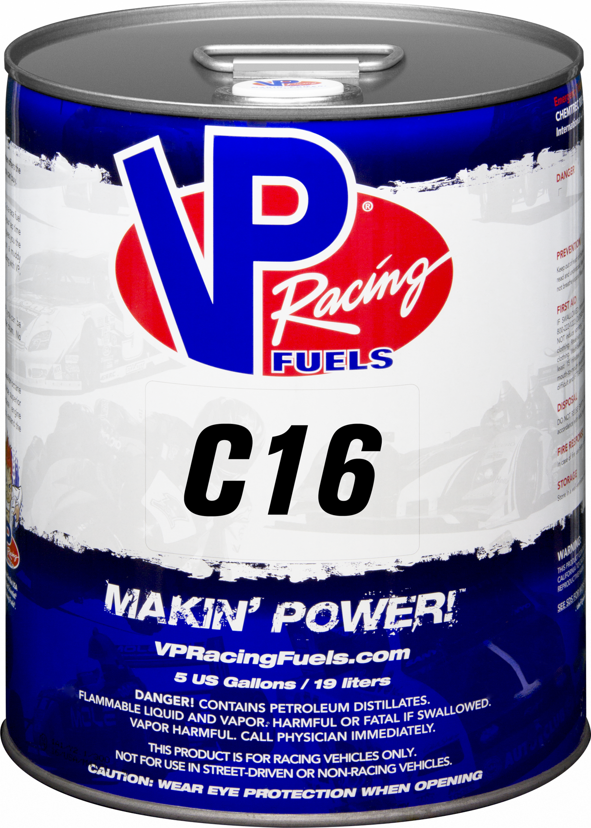 VP RACING C16 Vp Fuel 5 Gal Pail 1162