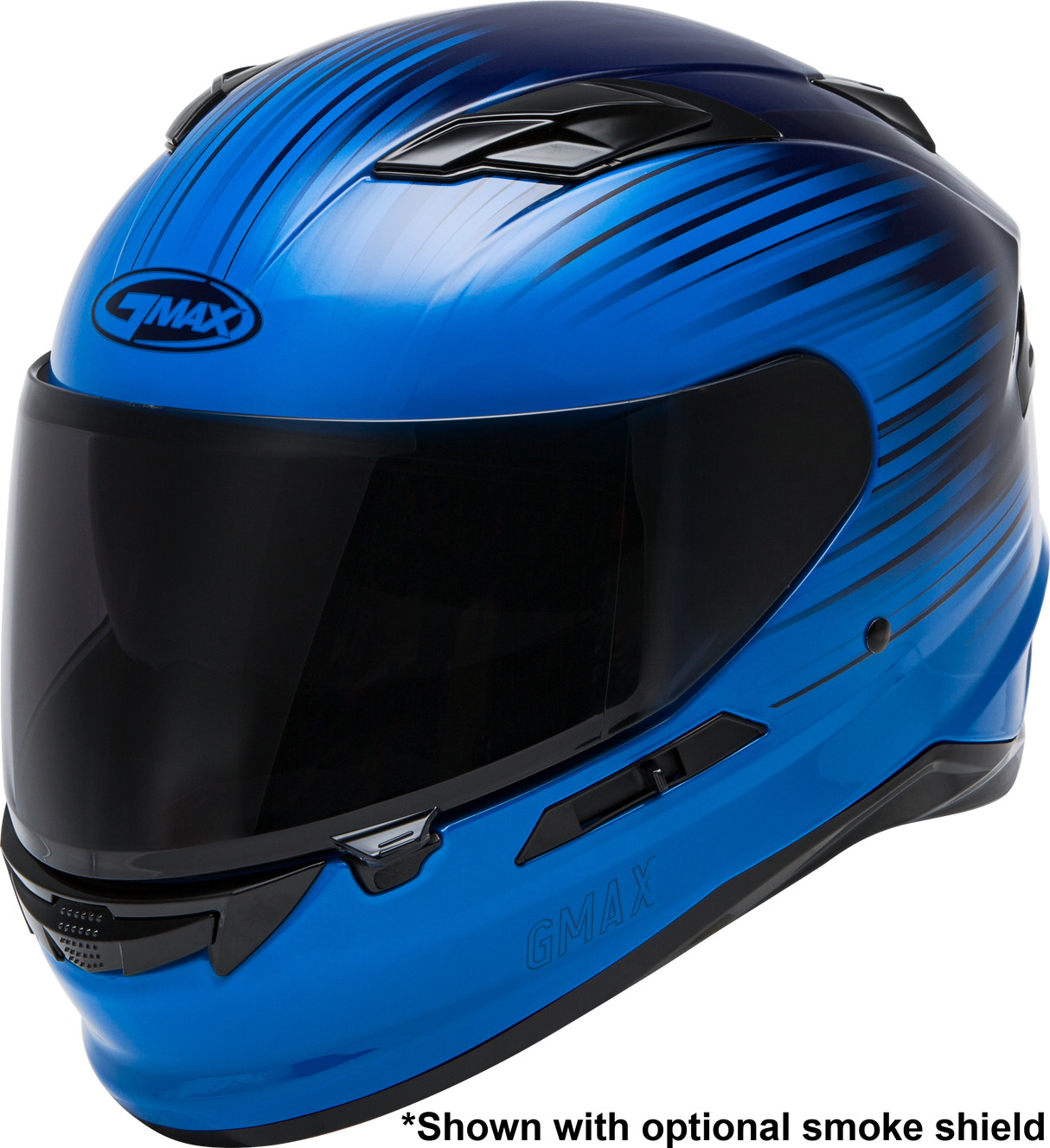 GMAX Ff-98 Full-Face Reliance Helmet Blue/Navy Blue Md F1982045-ECE