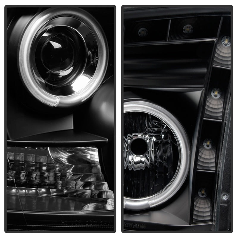 Spyder Dodge Ram 1500 09-14 Projector Headlights Halogen- CCFL Halo LED - Blk PRO-YD-DR09-CCFL-BK 5030320