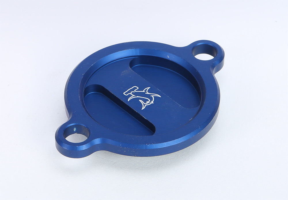 HAMMERHEAD Oil Filter Cover Ktm250/350 Blue 60-0563-00-20