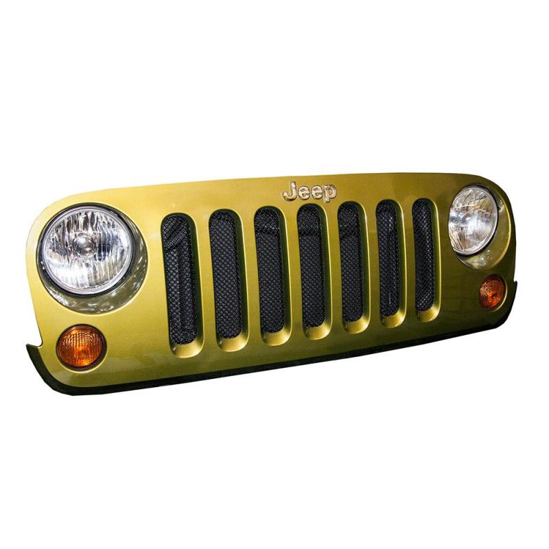 DV8 Offroad 2007-2018 Jeep JK Black Mesh Grille D-JP-190010-BK