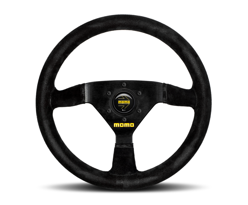 Momo MOD69 Steering Wheel 350 mm - Black Suede/Black Spokes R1913/35S