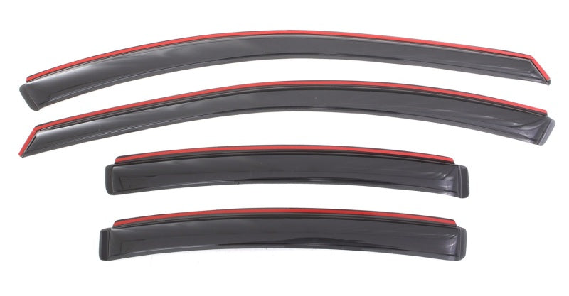AVS 11-15 Chevy Cruze Ventvisor In-Channel Front & Rear Window Deflectors 4pc - Smoke 194611