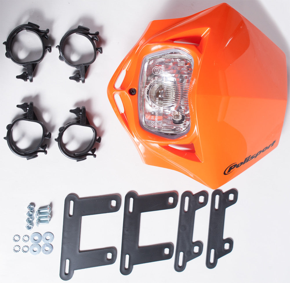 POLISPORT Mmx Headlight Orange 8663500005