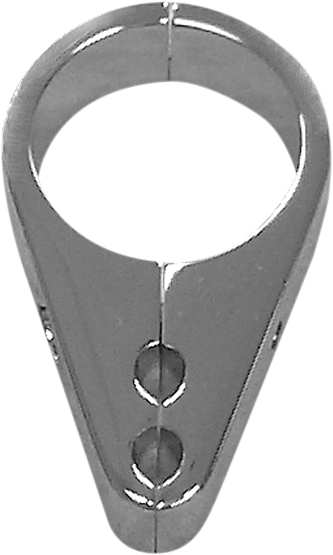 DRAG SPECIALTIES Abrazadera de cable - Acelerador dual/ralentí - 1" - Cromo 0658-0041