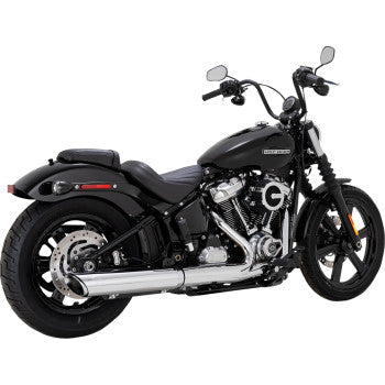 VANCE & HINES Twin Slash Slip-On Muffler - Chrome - Softail 16750